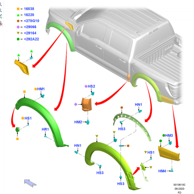 Ford Parts Catalogue Showing Raptor Front End | Ford Raptor Forum