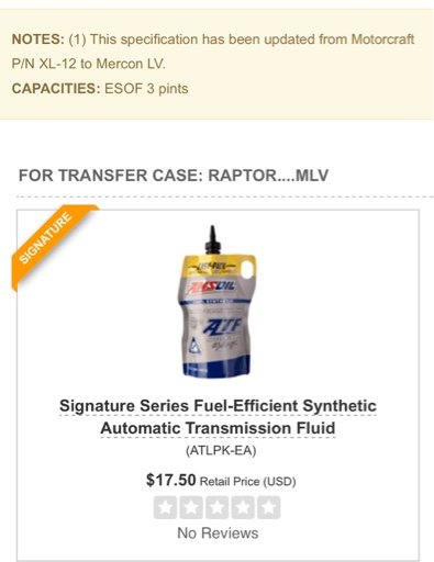 Motorcraft Mercon LV Automatic Transmission Fluid XT-10-QLVC Case